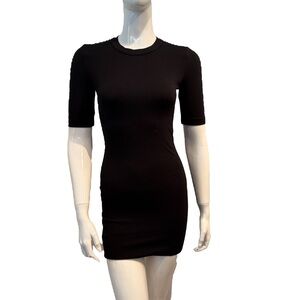 Aritzia Sunday Best Miller Bodycon Mini Dress Black Size 0